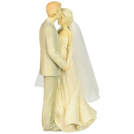 Enesco Gift Foundations Bride & Groom Stone Resin Figurine Set