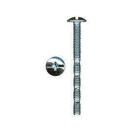 50 Pack of Rok Hardware #8 x 1-3/4" Slotted Machine Thread Phillips Break Away Long Truss Head Screws