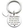 Friendship Gifts for Girls/Women - Soul Sister Friendship Keychain, Gift
