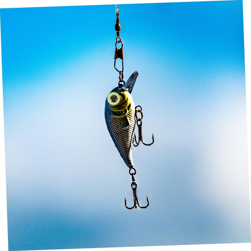 BIUDECO Supple Plastic Fishing Lure Eyes 4mm Size 3D Realistic