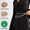 2Pcs Fashionable Layer Waist Chain Belt Beautiful Charming Multilayer Metal