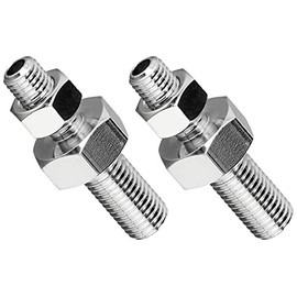 Kijima HD-01961 Motorcycle Parts Frame Mount Turn Signal Stay, 10.8 inches (274 mm), Harley Billet Aluminum/Chrome