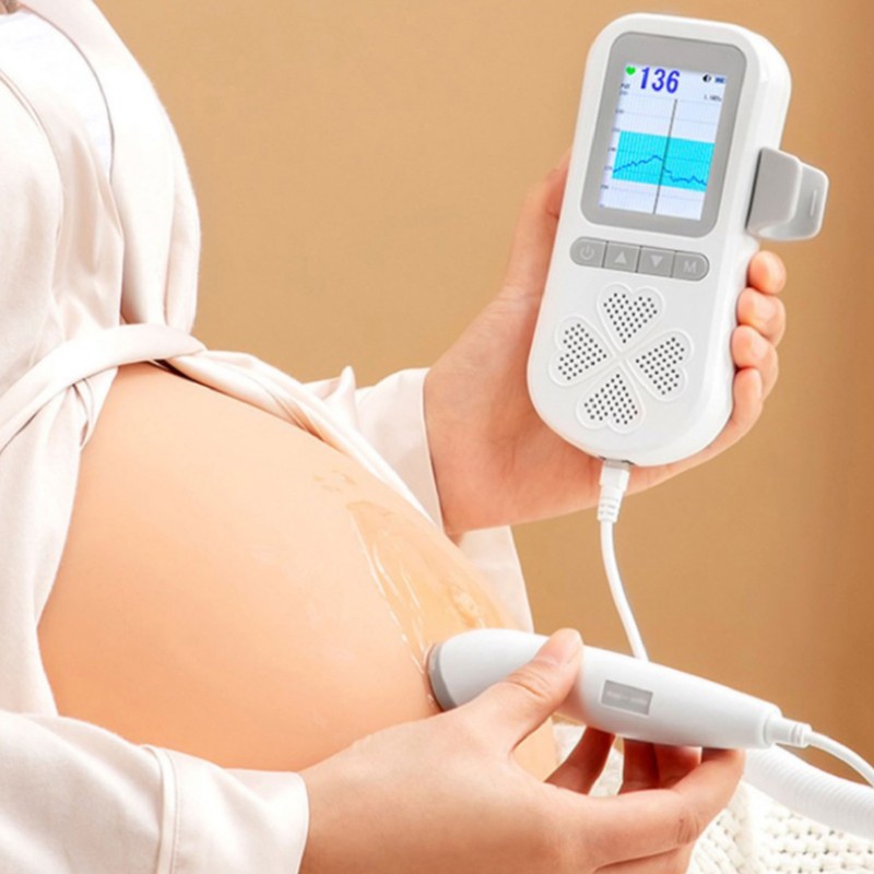Fetal Heartbeat Monitor 3 Modes Accurate Measurement Noise Reduction Heart
