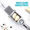 COKORA Garlic Press, Premium Metal Garlic Crusher Tool, Heavy Duty
