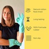 SEEP Eco Large Rubber Gloves - Large Kitchen Gloves Washing