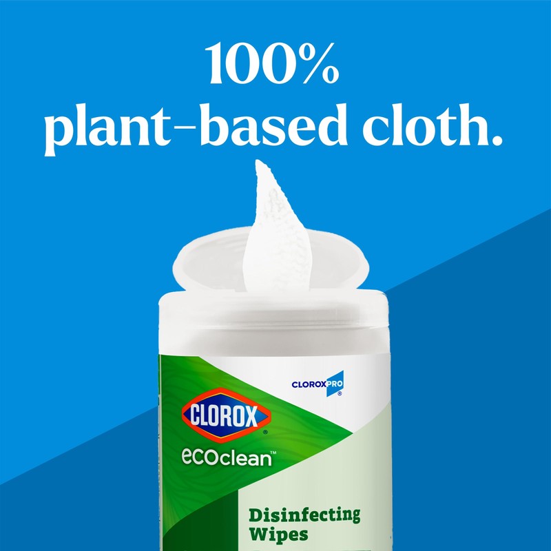 CloroxPro Clorox EcoClean Disinfecting Wipes, 75 Count, Pack of 3