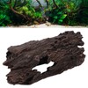 Resin Wood Aquarium Decorations Reptile Hollow Tree Trunk Cavern Bark