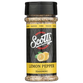 Scotts Food, Lemon Pepper Seasoning, 6 Ounce