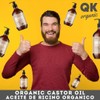 Organic Castor Oil 250 ml - for Hair, Skin, Eyelashes,