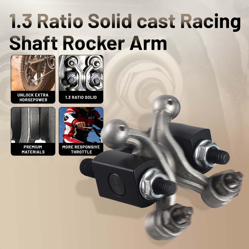 1.3 Ratio Solid cast Racing Shaft Rocker Arm set with