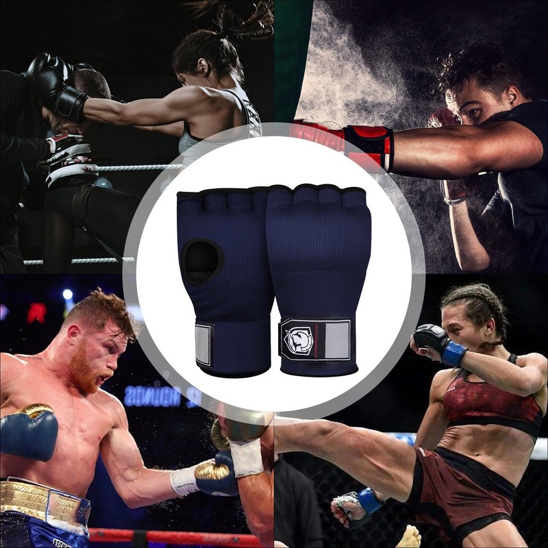 Gel Boxing Mittens,Shock-Absorbing Gel Hand Wraps | Portable Protective Handwraps,