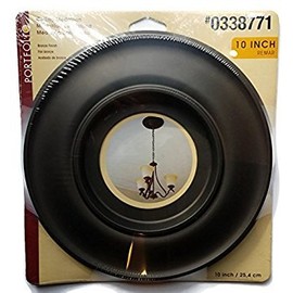 Portfolio 10 Inch Composite Ceiling Medallion, Bronze Color Finish