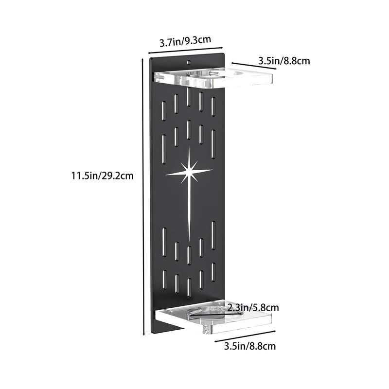 ANMAYNICE Wall Mount Light Saber Display Stand, Vertical Light Saber