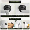 Protector de pared para tope de puerta con cabezal de