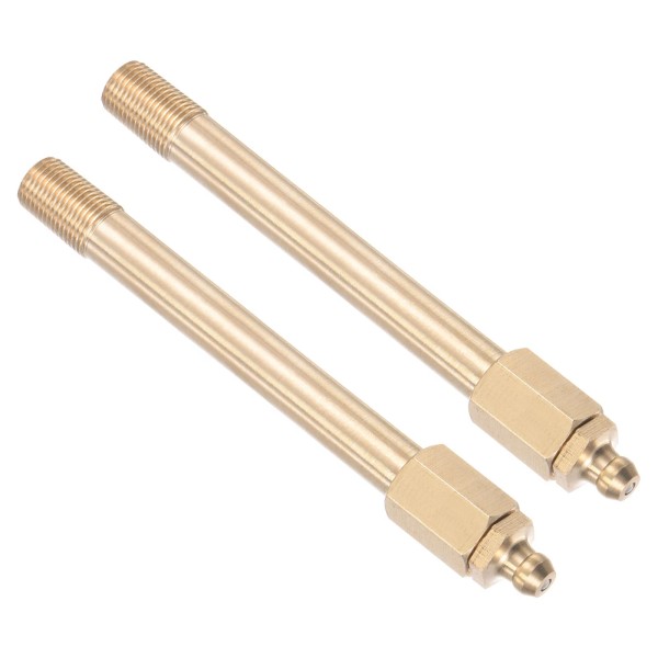 Zaplyte Brass Straight Grease Fitting Caps for Car G1/8 Thread