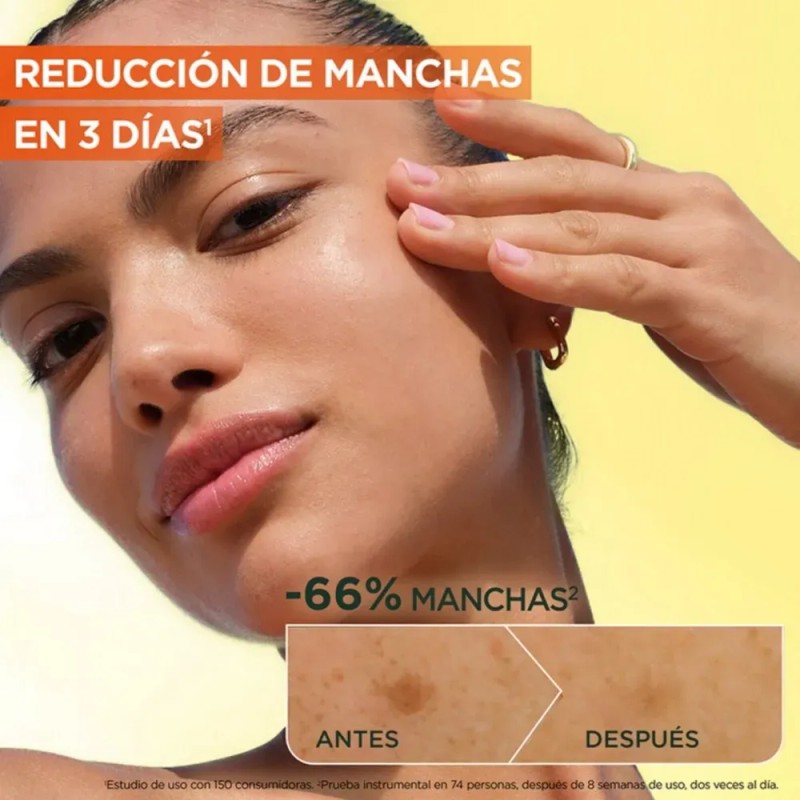 Kit Garnier Express Aclara: Serum, Crema Y Gel Vitamina C