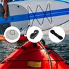 6pcs PVC D-Ring Patch Stainless Steel D Ring Patches for