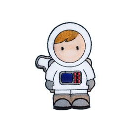Miniblings Astronaut Sew-On Badge/Iron-On Patch 5 X 8 cm Comic Universe Space