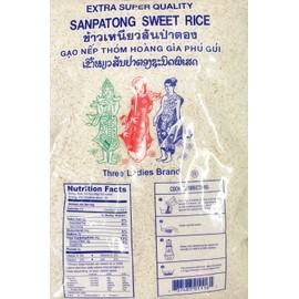 Three Ladies Sanpatong Sweet Rice 5 lbs (2 Pack)