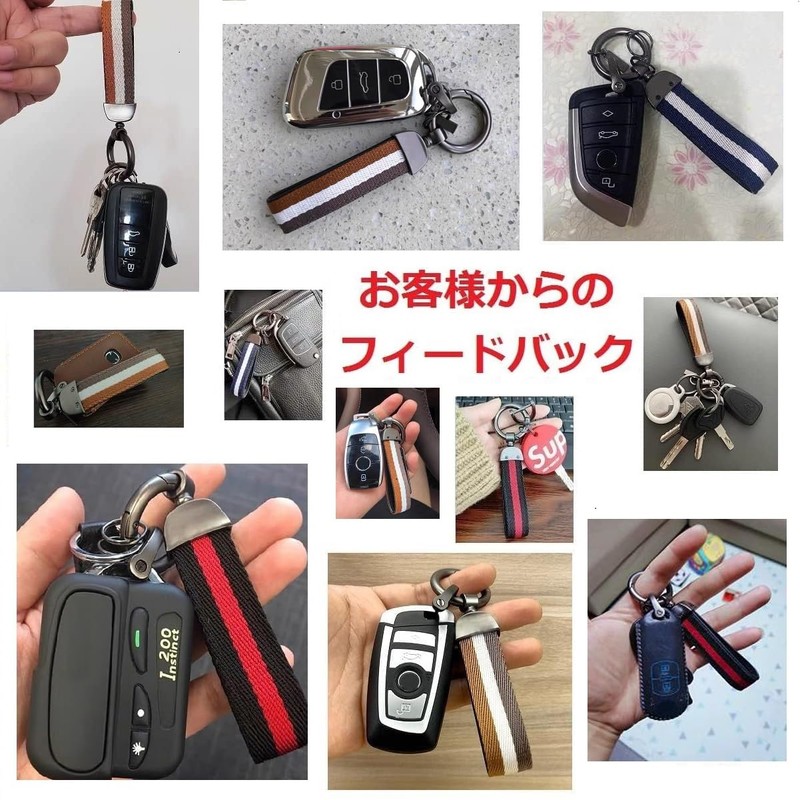 [Long River Sunset] Car Key Ring, Key Chain, Outer Layer