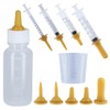 ciciment 10 Pack Feeding Bottle and Feeding Syringe with nipple