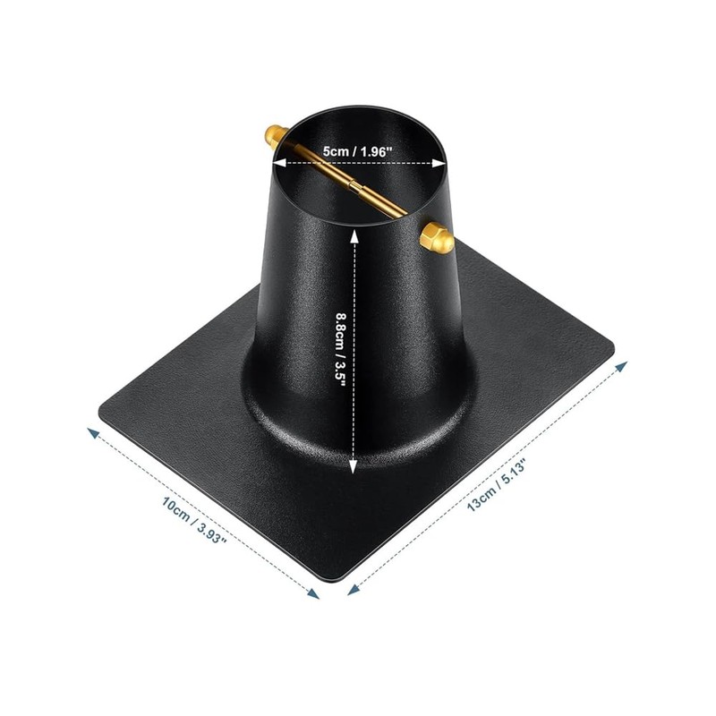 Namvo Rain Chains Aluminium Black Powder Coated Gutter Downspout Adapter
