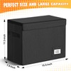 Leffis 6 Pack Comic Book Storage, Collapsible and Stackable Comic
