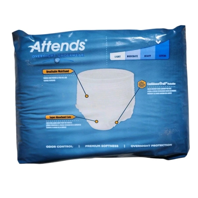 Attends Disposable Underwear Medium Severe 16 Ct
