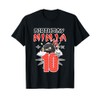 Kids Birthday Ninja Shirt - 10 Year Old Ninja Birthday