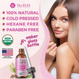 Aceite Capilar The Elix Organic Hair Growth 120 Ml Con Romer