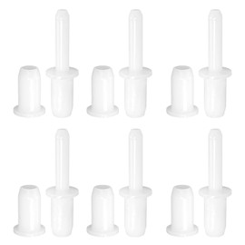 6 Sets K 5132 Storm Door Hinge Pin Kit, 1-7/16 inch Screen & Storm Door Hinge Pin, White Nylon Pins and Bushings for Croft and Other Storm Doors