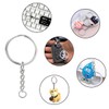 Keychain 100 Pieces Key Chain with Chain, Key Ring with