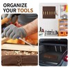 Baizoy Chisel Roll,6 Pockets Roll Up Tool Pouch,Waxed Canvas Small
