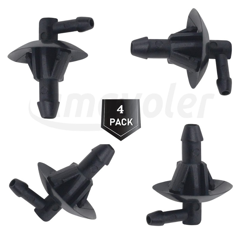 Amavoler 5125061AA Windshield Washer Nozzle Aftermarket Accessory Fit for Dodge