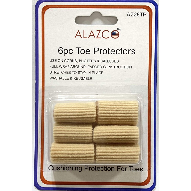 6pc Toe Protector Gel Cushion Comfort Stretchable Elastic Soft Callus