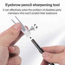 Brow Pencil Sharpener,Compact Metal Cosmetic Pencil Sharpener Tool - Multifunctional Makeup Pen Sharpening Tool for Girlfriend, Wife, Friend