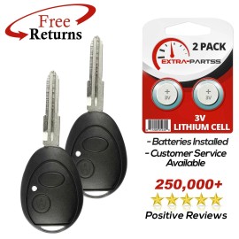 Extra-Partss 2 Remote Key Fob for 1999 2000 2001 2002 2003 2004 Land Rover Discovery