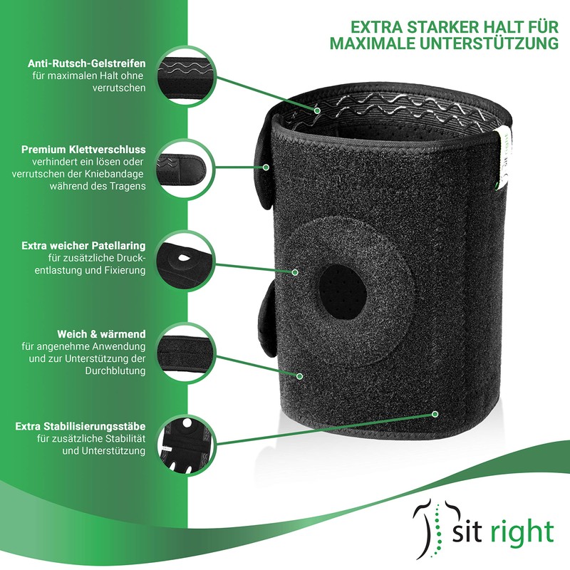 sit right Sport Knee Support - Patella Knee Pads for