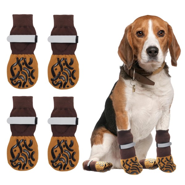 Dog Socks Stop Licking Paws Anti-Slip Grip Traction Control Prevent