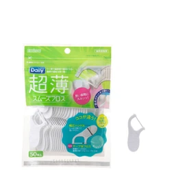 Ebisu Daily Ultra-thin Smooth Floss, 50 Pieces, Set of 2