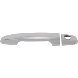 cciyu ABS Door Handle Cover Exterior Decoration for Toyota Corolla 2003-2013 with for Smart Auto Lock Holes - Chrome