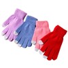24 Pairs Touch Screen Winter Gloves, Thermal Bulk Pack, Lightweight