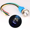 Gebildet 12V-24V/5A 19mm Pre-Wiring Momentary Speaker Horn Push Button Waterproof