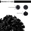 30pcs Rubber Pin Back,Butterfly Clutch Backings,Pin Safety Backs Replacement Uniform