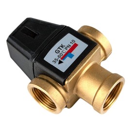 3-Way Thermostatic Mixing Valve Solar Water Heating Mixer Valve DN25 Female