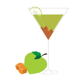 CafePress Martini Memory Keepsake Jewelry Box, 5"x5"x3.75"