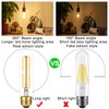 LiteHistory Dimmable E26 Edison Bulb 6W Equal 60 watt Light