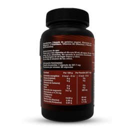 GLUCONATO DE MAGNESIO/L-TRIPTOFANO/VITAMINA B3 VITAMINA B6 CON NANOTECNOLOGIA APLICADA NIXEBOST FRASCO CON 60 CAPSULAS