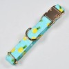 Summer Pineapple Dog Collar Dog Bowtie, Detachable Bow, Adjustable Collar
