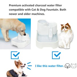 IT'S PURE EXPERT 12 Pack Water Filter Compatible with Cat Dog Mate Fountain Pet Cartridges Filter Replacement